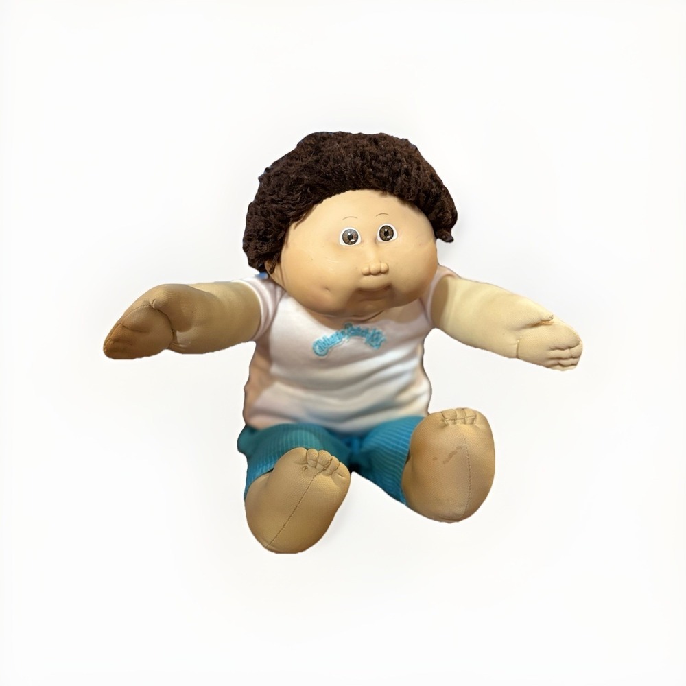 Vintage Cabbage Patch Boy Doll (signed Blue Xavier Roberts 85) 1978-1982